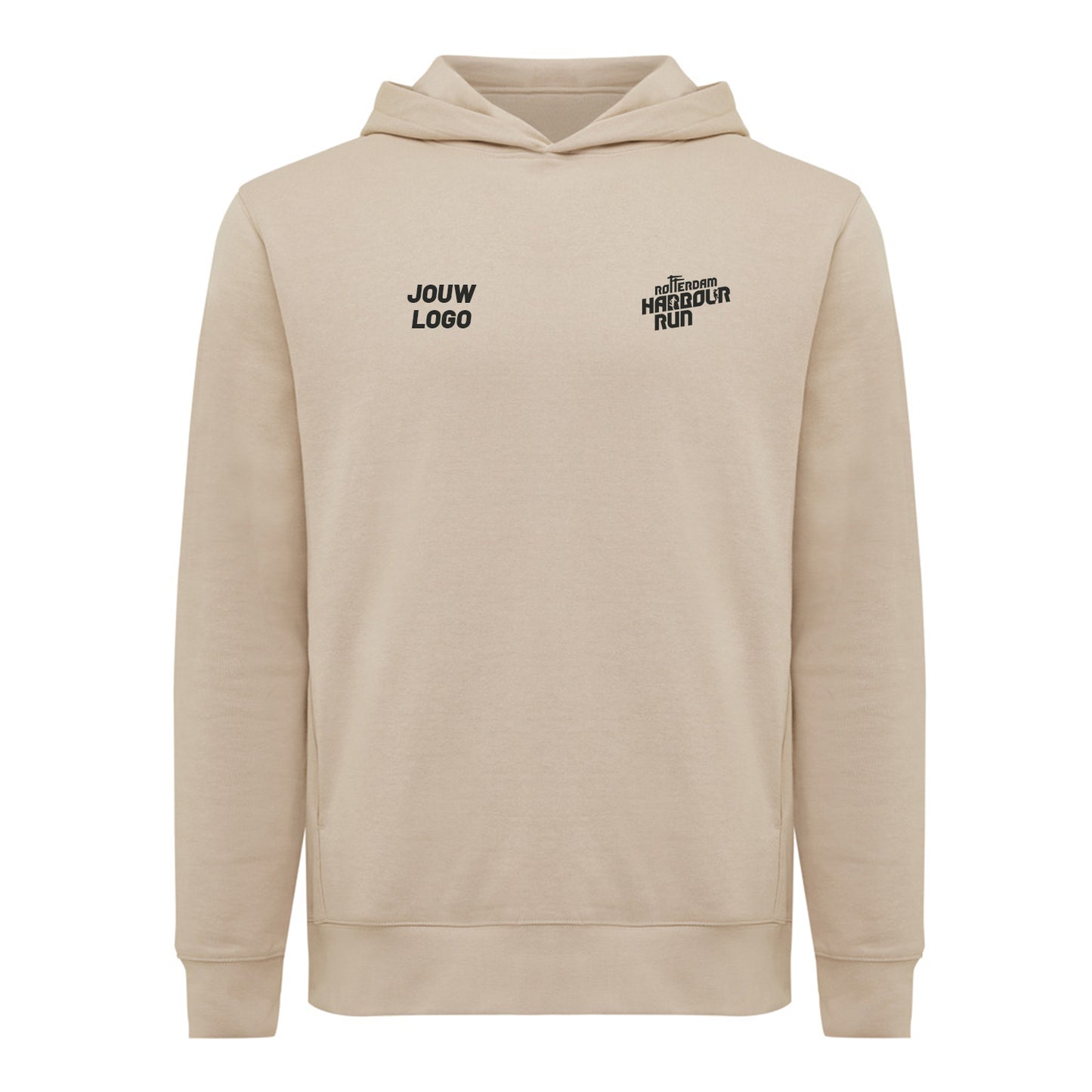 Hoodie with sidepockets - met eigen logo