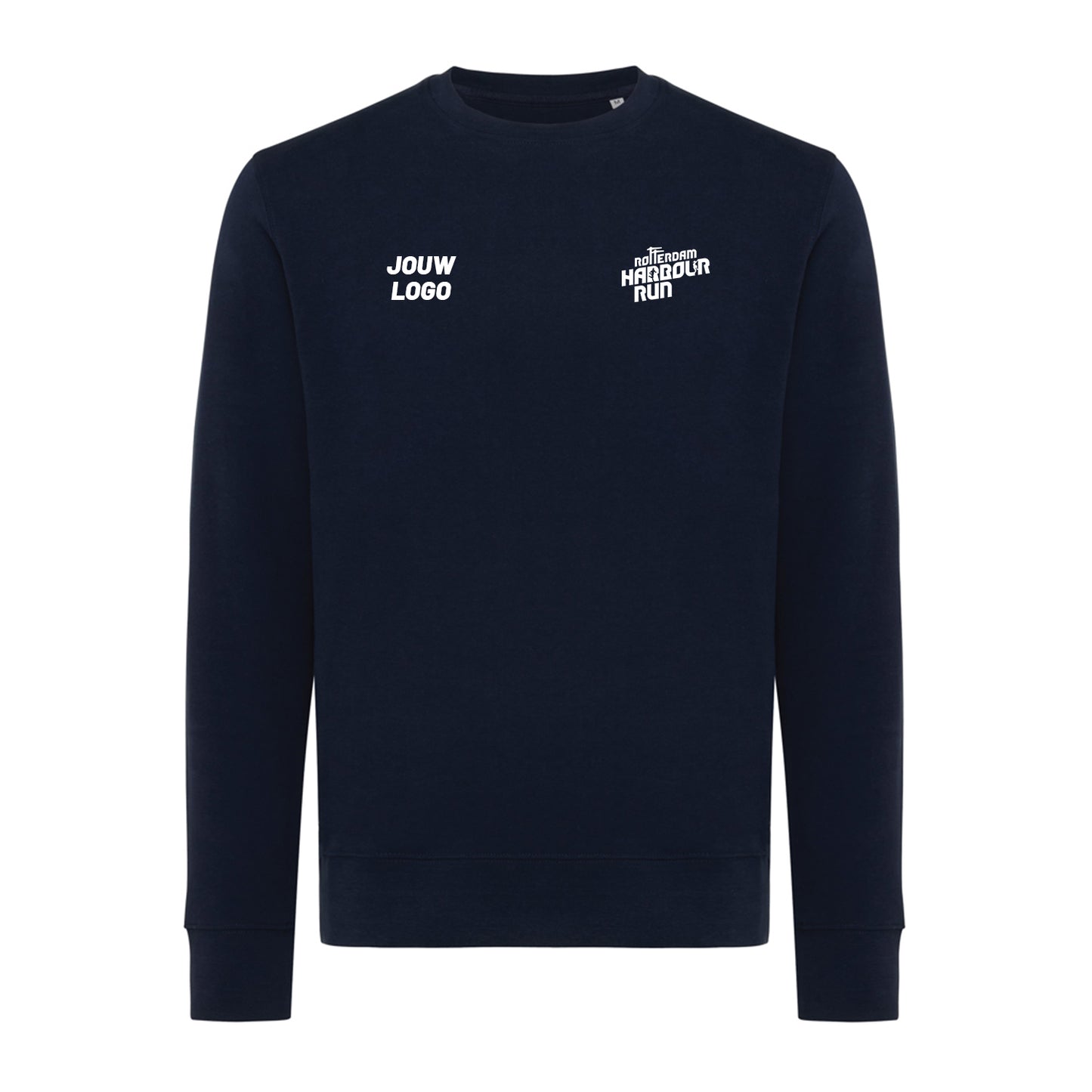 Sweatshirt - heavy - met eigen logo (voor)