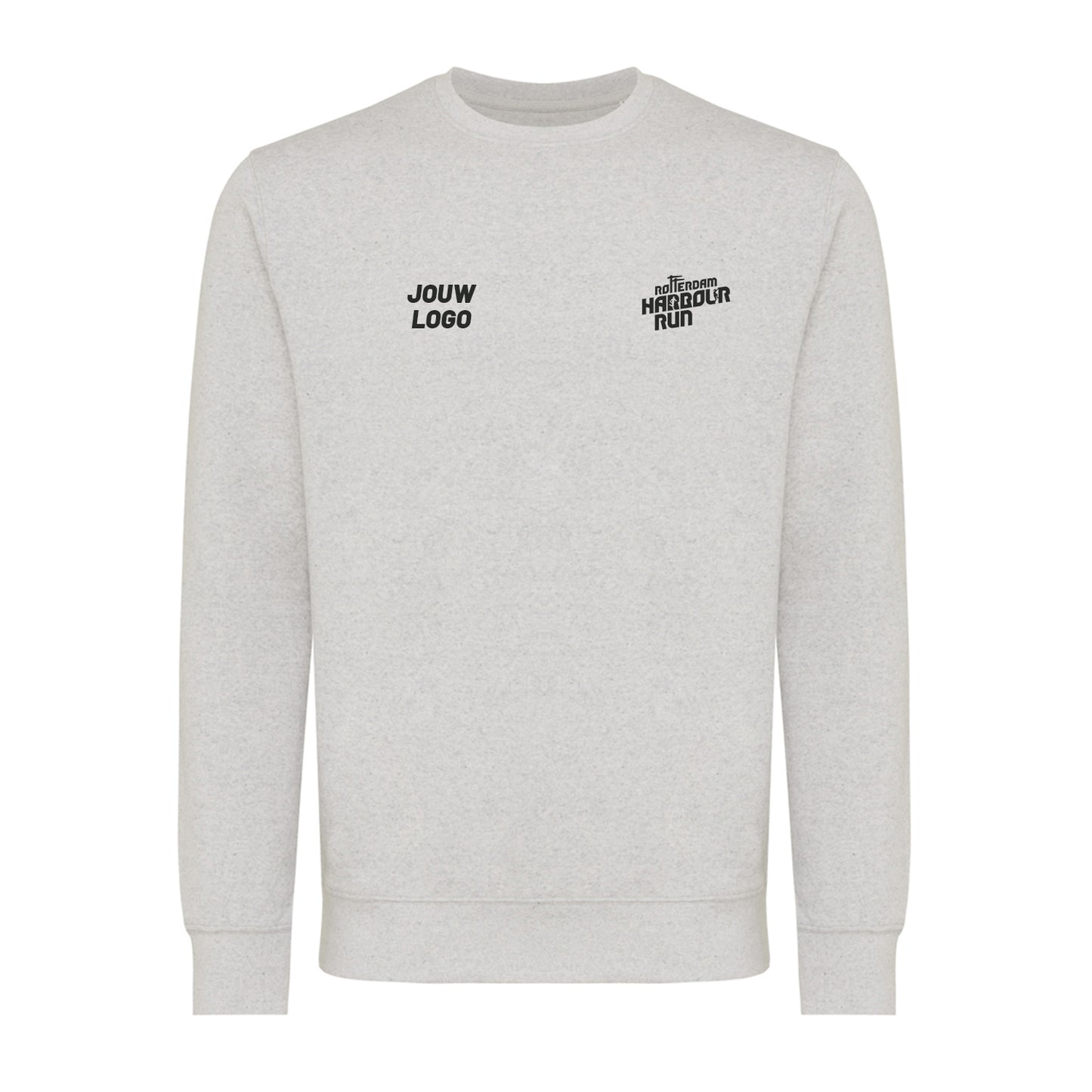Sweatshirt - heavy - met eigen logo (voor)