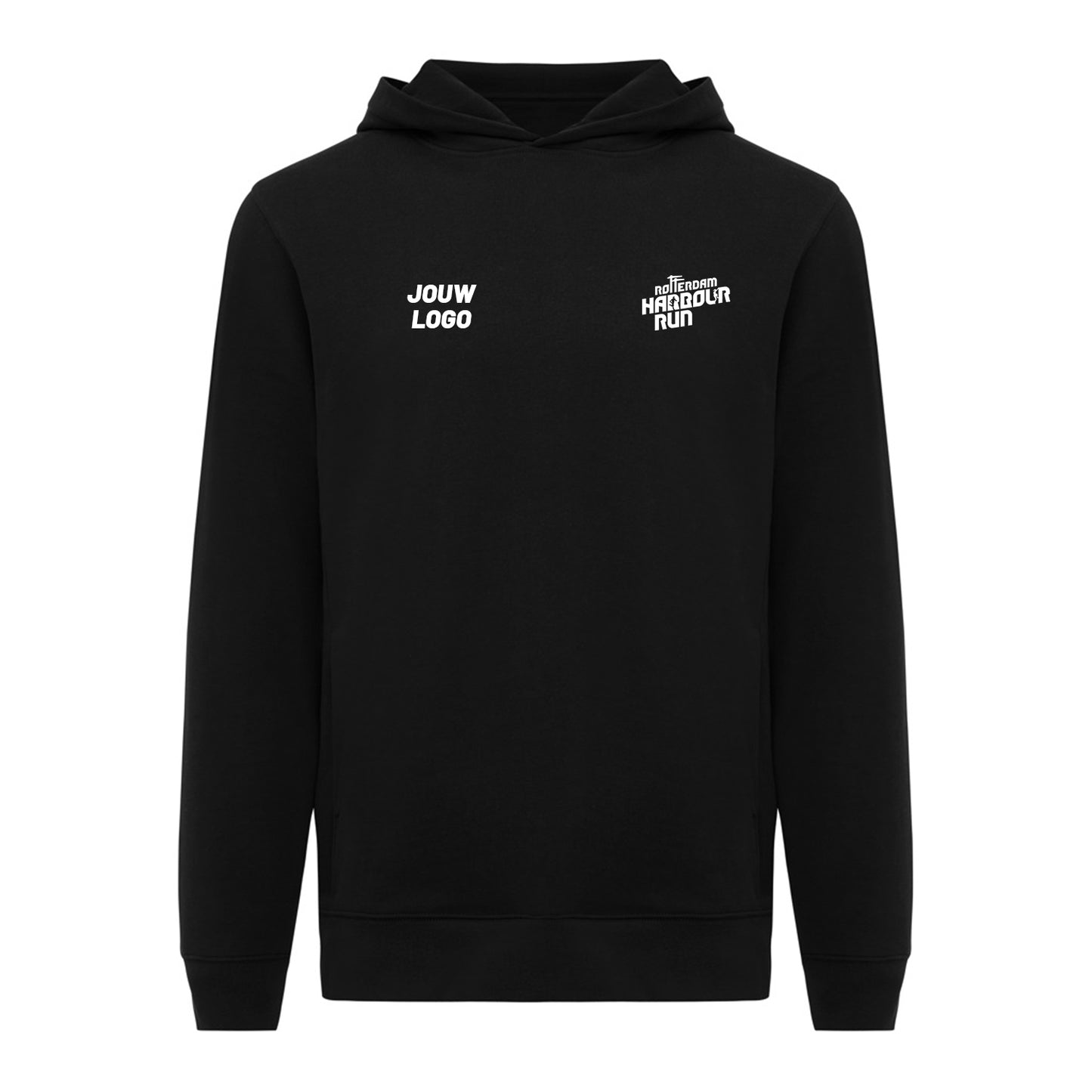 Hoodie with sidepockets - met eigen logo