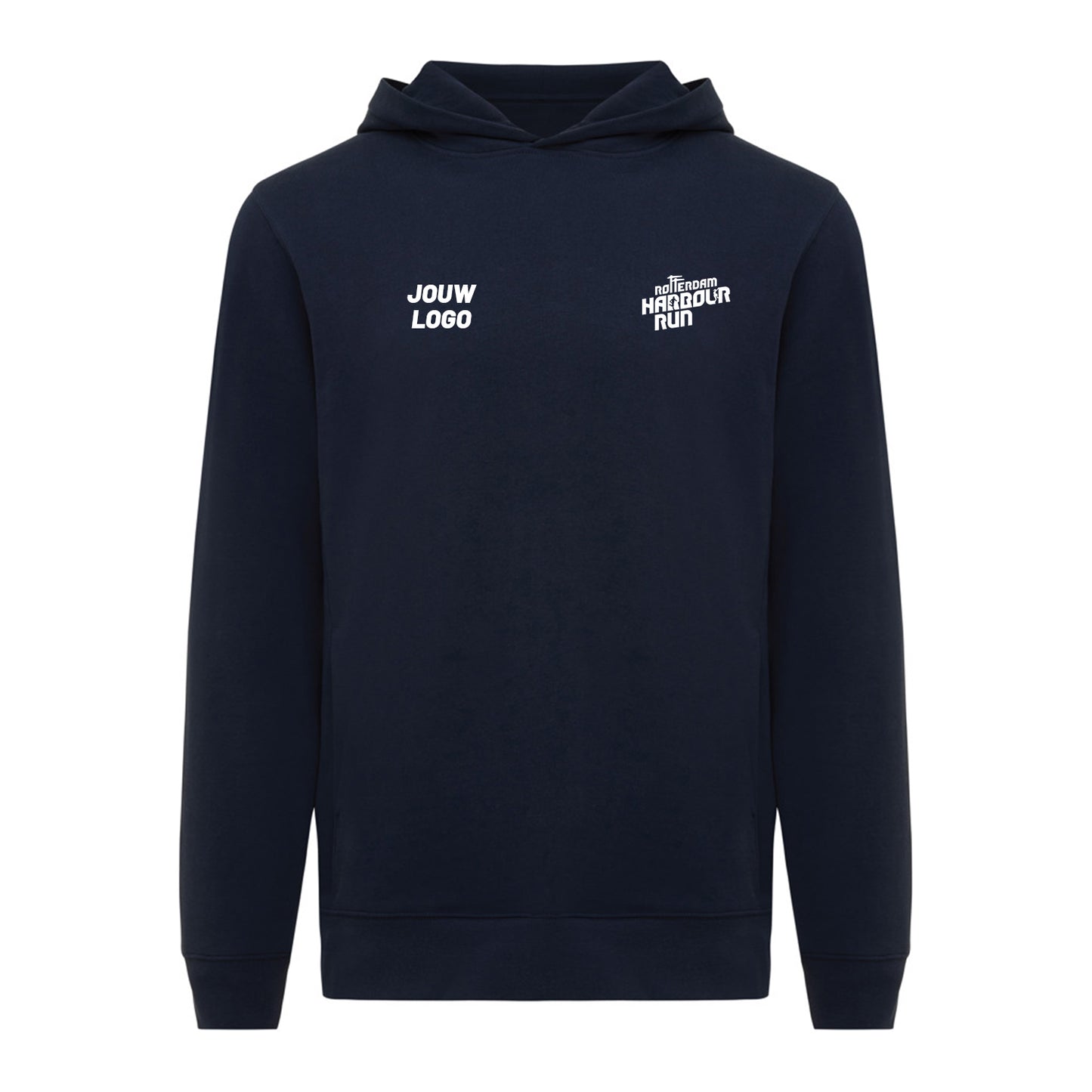 Hoodie with sidepockets - met eigen logo