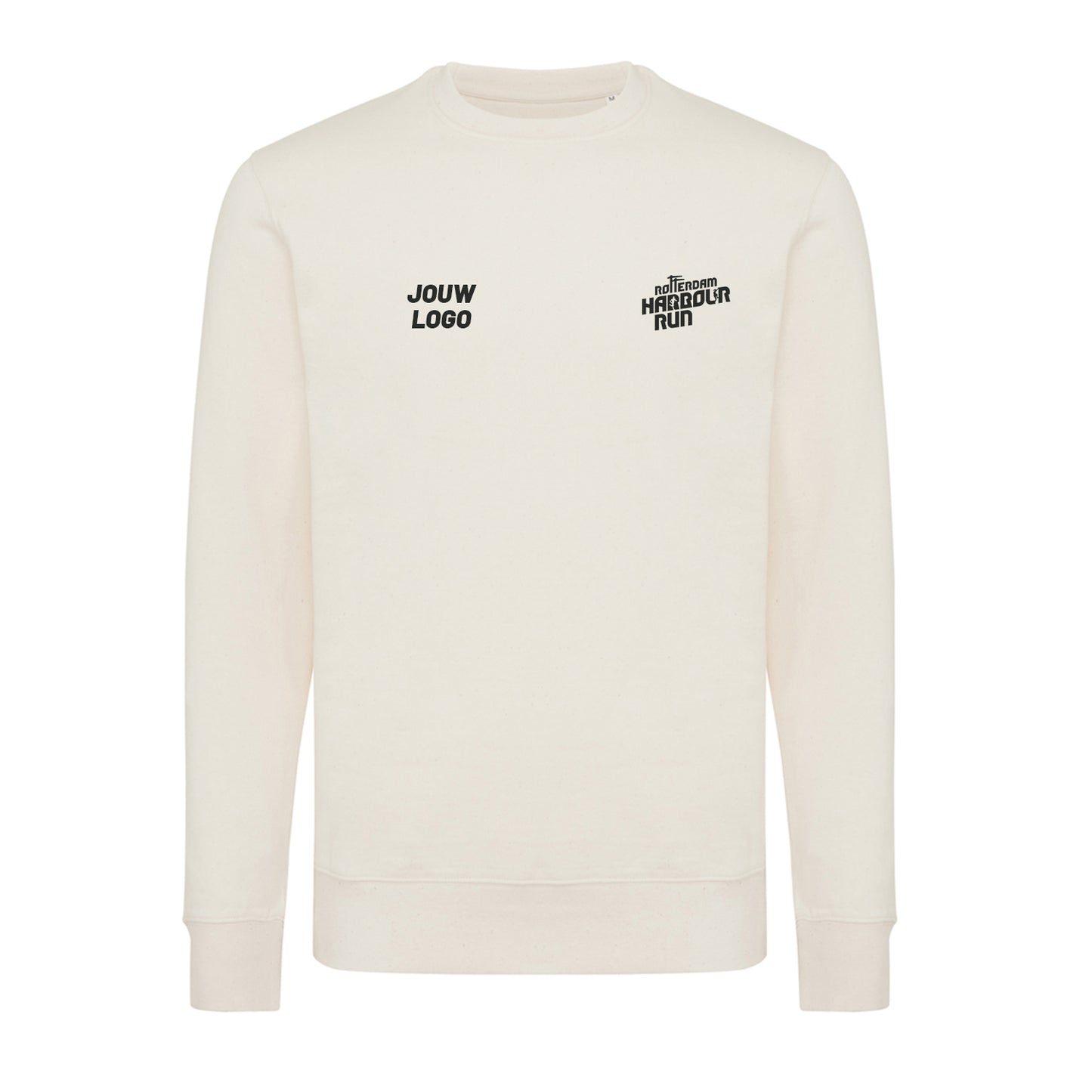 Sweatshirt - heavy - met eigen logo (voor)