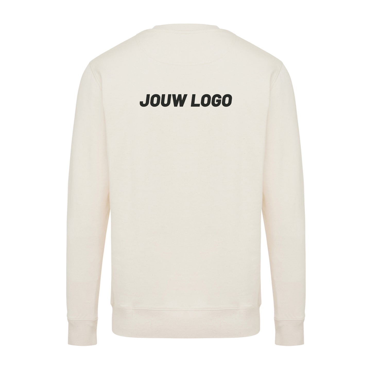 Sweatshirt - heavy - met eigen logo (achter)